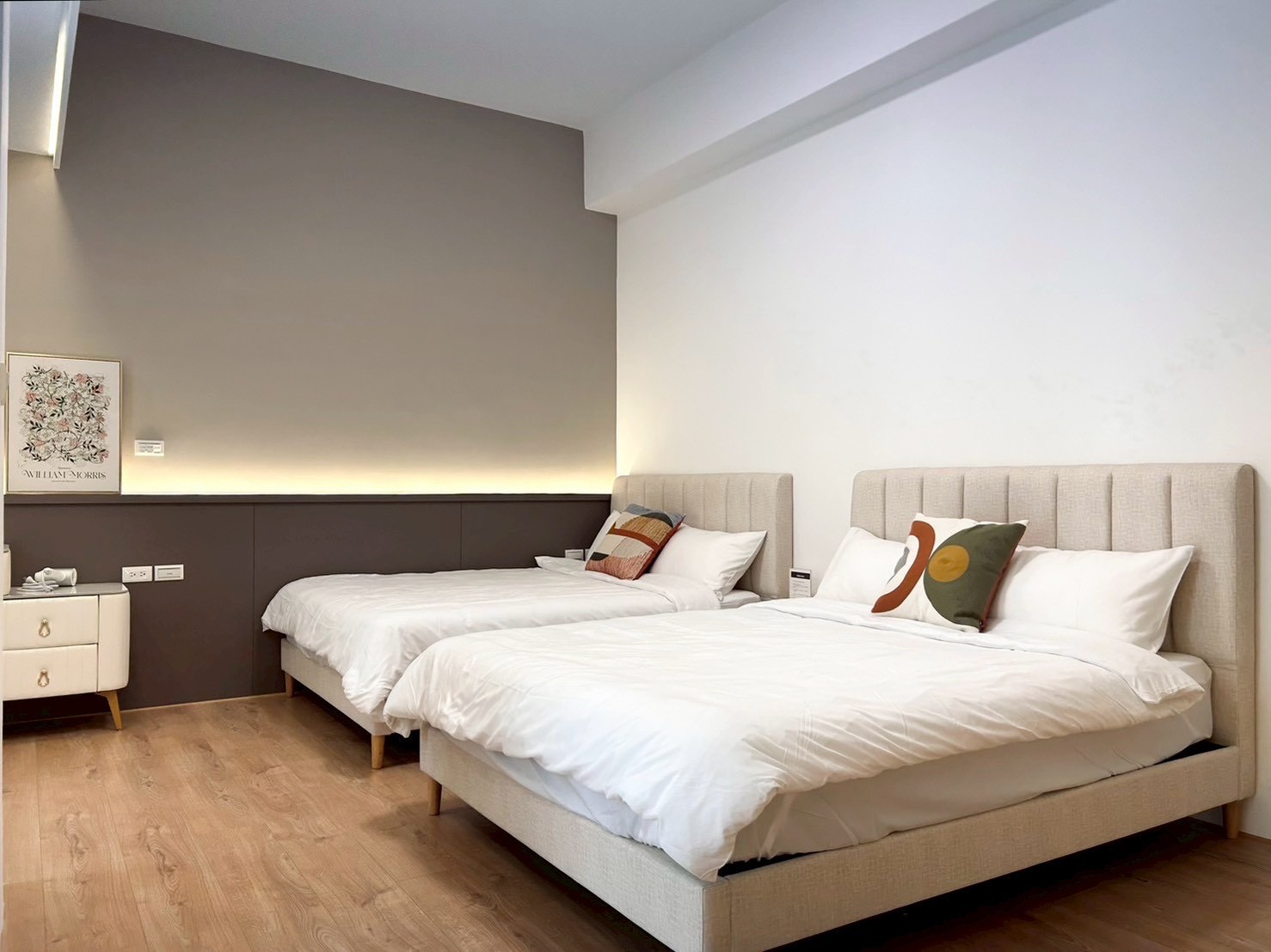 2F:家庭四人房∣溫馨共享空間(可加1雙人床)